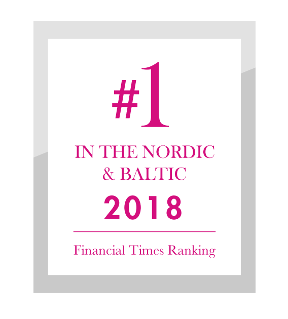 SSE Executive Education ranks #1 for the Nordic and Baltic region for 2018