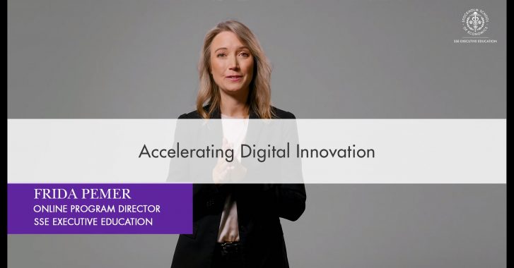 Video screenshot of Accelerating Digital Innovation with Frida Pemer
